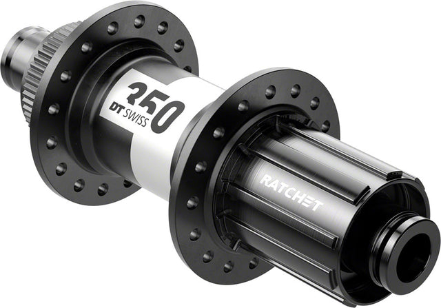 DT Swiss 350 Rear Hub - 12 x 142mm Center-Lock HG11 Road Black 28H 36pt