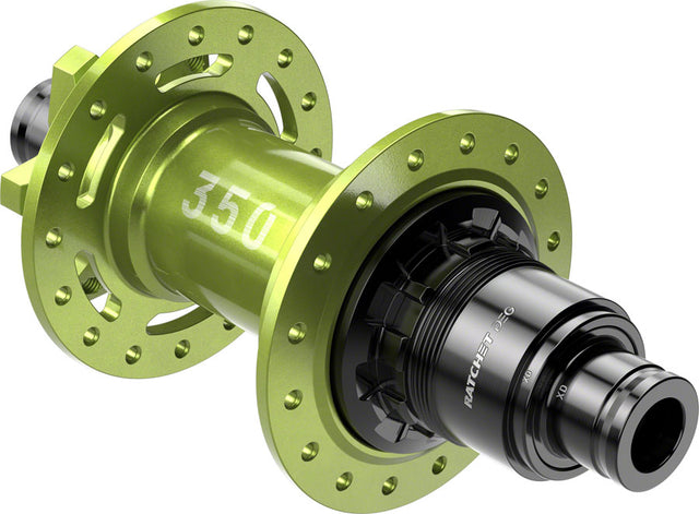 DT Swiss 350 DEG Rear Hub - 12 x 148mm 6-Bolt XD Limited Edition Green 32H 72pt