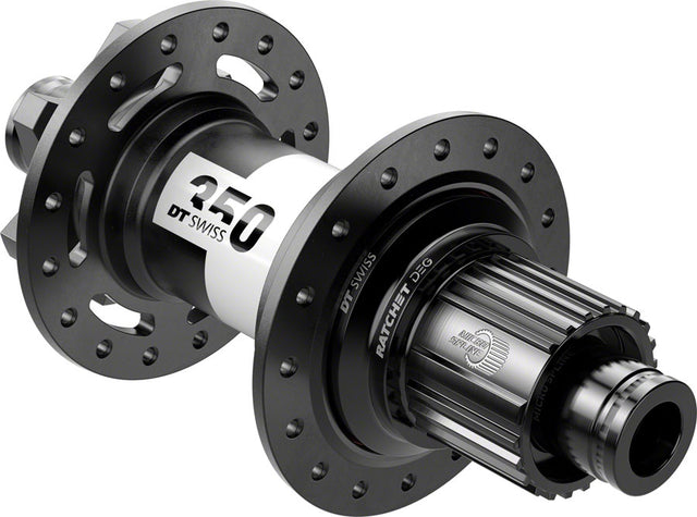 DT Swiss 350 DEG Rear Hub - 12 x 148mm 6-Bolt Micro Spline Black 32H 72pt