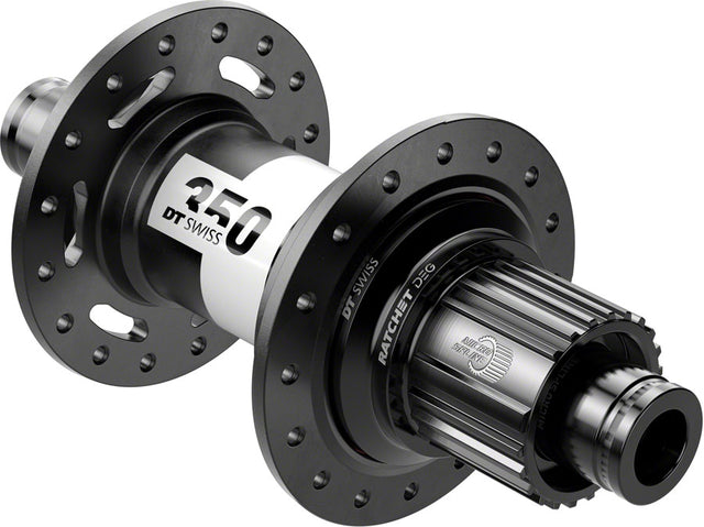 DT Swiss 350 DEG Rear Hub - 12 x 148mm Center-Lock Micro Spline BLK 28H 72pt