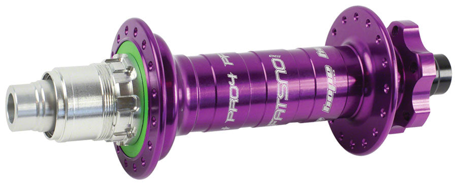 Hope Pro 4 Fatsno Rear Hub - 12 x 197mm 6-Bolt XD Purple 32H