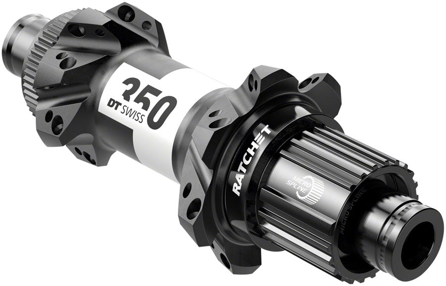 DT Swiss 350 Rear Hub - 12 x 148mm Center-Lock Micro Spline BLK 28H Straight Pull 36pt Straight Pull