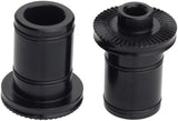 All-City Go-Devil Front Hub Conversion Caps: Quick Release Black
