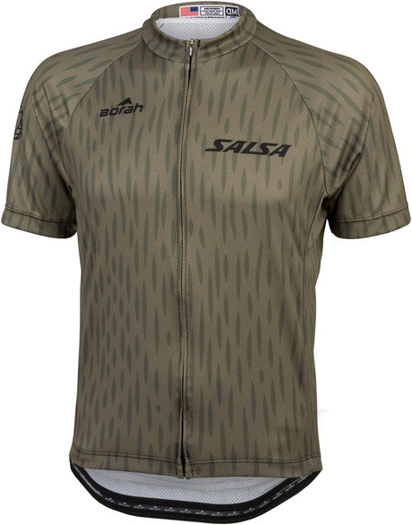Salsa Men's Hinterland Jersey - Small Olive Green