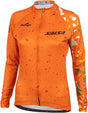 Salsa Women's Terrazzo Long Sleeve Jersey - Small Orange