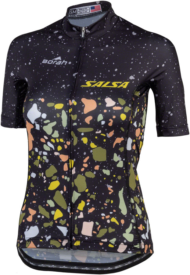 Salsa Women's Terrazzo Aero Jersey - Small Black