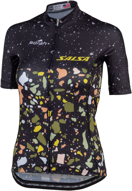 Salsa Women's Terrazzo Aero Jersey - Small Black