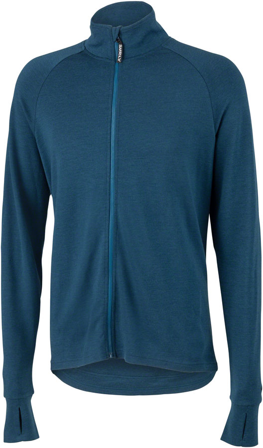 Surly Merino Wool Jersey - Navy Long Sleeve Men's Small