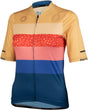 Salsa Team Polytone Women's Jersey - Goldenrod Dark Blue w/ Stripes Small