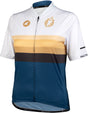 Salsa Latitude Women's Jersey - White Navy Blue Black  w/ Stripes Small