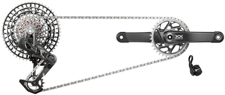 SRAM XX SL T-Type Eagle Transmission Groupset - 165mm Crank 34t Chainring AXS POD Controller 10-52t Cassette Rear Derailleur Chain