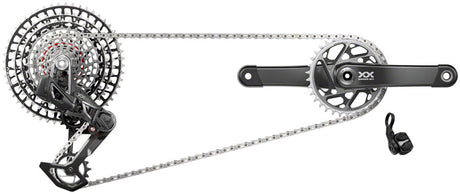 SRAM XX SL T-Type Eagle Transmission Groupset - 170mm Crank 34t Chainring AXS POD Controller 10-52t Cassette Rear Derailleur Chain
