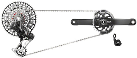 SRAM XX T-Type Eagle Transmission Groupset - 170mm Crank 32t Chainring AXS POD Controller 10-52t Cassette Rear Derailleur Chain