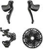 microSHIFT Sword BLK 1x9-Speed Groupset - Includes Brake/Shifters Rear Derailleur Medium Cage 11-42t Cassette