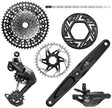 SRAM Eagle 90 Ebike Groupset -  160mm Brose 36T Clip-on Guard Chain XS-1275 10-52t Single Click Shifter Rear Derailleur