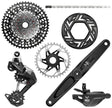SRAM Eagle 90 Ebike Groupset -  160mm Bosch 36T Clip-on Guard Chain XS-1275 10-52t Single Click Shifter Rear Derailleur