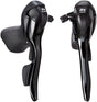 microSHIFT R9 Drop Bar Brake/Shift Lever Set - 2 x 9-Speed Shimano Compatible BLK