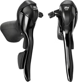 microSHIFT R9 Drop Bar Shift/Brake Lever Set - 3 x 9-Speed Shimano Compatible BLK