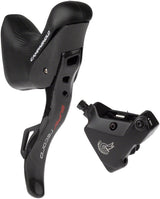 Campagnolo Super Record Ergopower EPS Hydraulic Brake/Shift Lever Disc Caliper - Right/Rear 12-Speed 140mm Flat Mount Caliper BLK