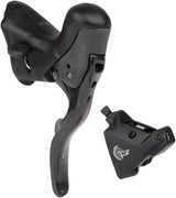 Campagnolo Super Record Ergopower Hydraulic Brake/Shift Lever Disc Caliper - Left/Front 12-Speed 140mm Flat Mount Caliper BLK