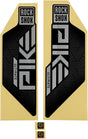RockShox Fork Decal Kit - Pike Ultimate 27.5"/29" Matte Silver Foil For Gloss BLK 2023+