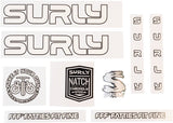 Surly Intergalactic Decal Set - White