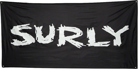 Surly Banner: Black 36 x 72"