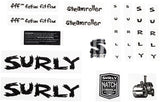 Surly Steamroller Decal Set - Black