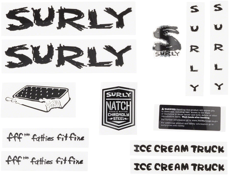 Surly Ice Cream Truck Frame Decal - Thumbnail 5