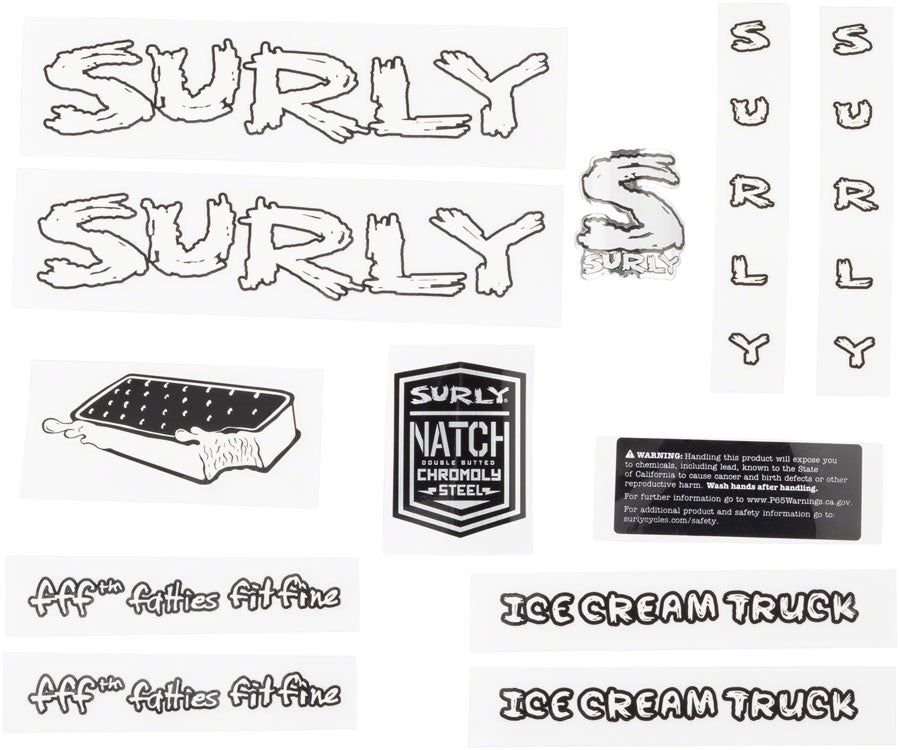 Surly Ice Cream Truck Frame Decal