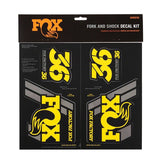 FOX Heritage Decal Kit for Forks and Shocks Yellow