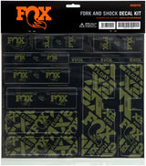 FOX Fork and Shock Decal Kit - Olive Drab