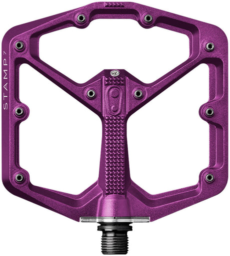 Crankbrothers Stamp 7 Pedals - Platform Aluminum 9/16" Purple Large