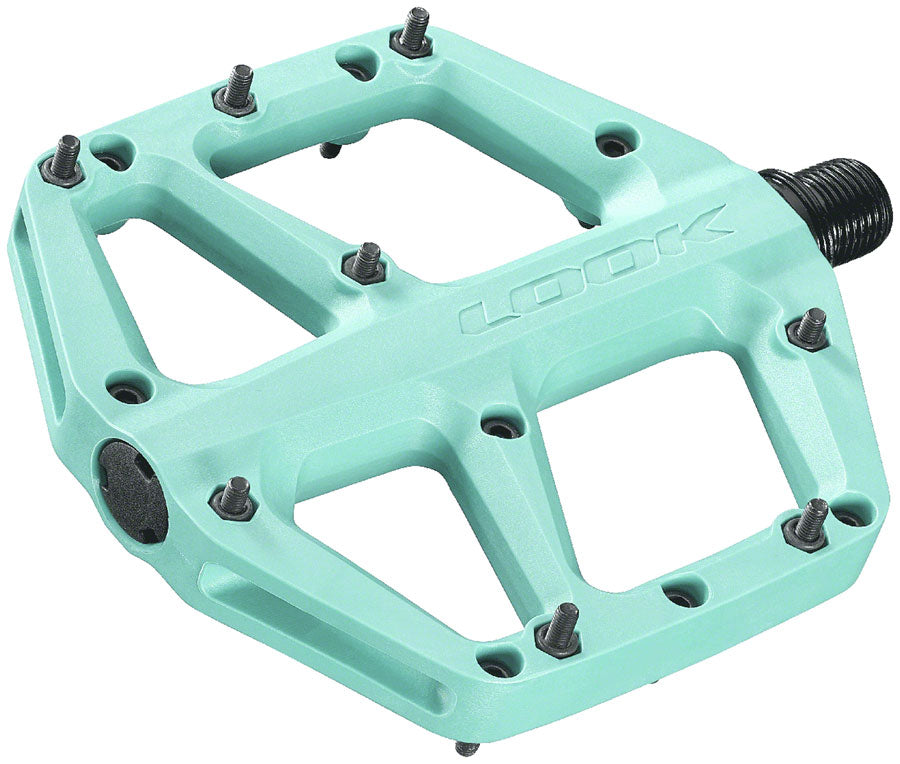 LOOK Trail Fusion Pedals - Platform 9/16" Blue