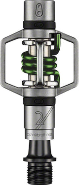 Crankbrothers Egg Beater 2 Pedals - Dual Sided Clipless 9/16" Green