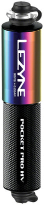 Lezyne Pocket Drive Pro HV Mini Pump - Aluminium 90psi  Presta/Schrader With Mount Neo/BLK