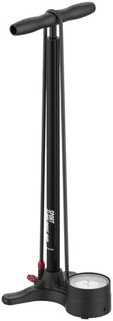 Lezyne Sport Floor Drive Floor Pump - 3.5" Gauge - ABS Pro Head 220psi Flat BLK