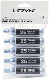 Lezyne 25g CO2 Cartridge Pack of 5