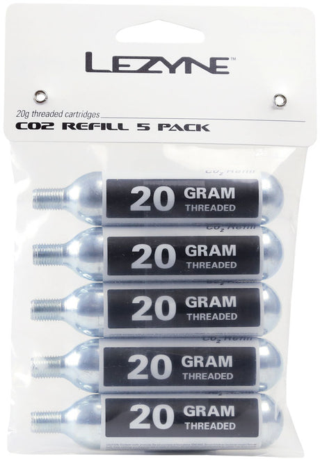 Lezyne 20g CO2 Cartridge Pack of 5