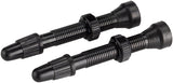 WHISKY No.9 Alloy Tubeless Valves - Pair 40mm Black