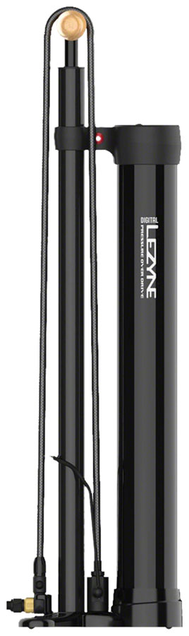 Lezyne Digital Pressure Over Drive: ABS-1 Chuck Black