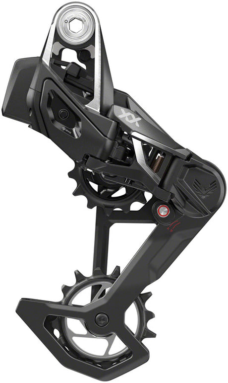 SRAM XX SL Eagle T-Type AXS Rear Derailleur - 12-Speed 52t Max Battery Not Included UDH Hangerless Carbon Cage BLK/Silver