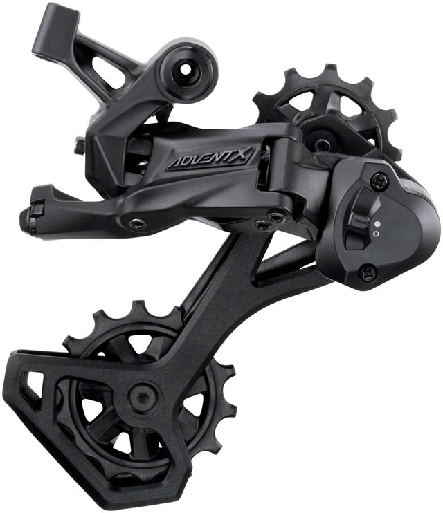 microSHIFT ADVENT X Rear Derailleur - 10-Speed Medium Cage Black With Clutch