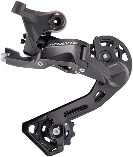 microSHIFT Acolyte Rear Derailleur - 8 Speed Medium Cage Black