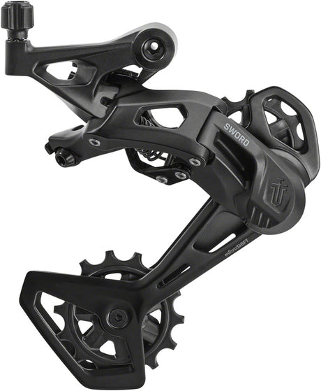 microSHIFT Sword BLK Rear Derailleur - 9-Speed Long Cage Compatible Sword BLK 2x BLK