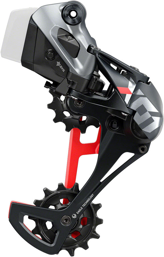 SRAM X01 Eagle AXS Rear Derailleur - 12-Speed Long Cage 52t Max Battery Sold Separate BLK/Red