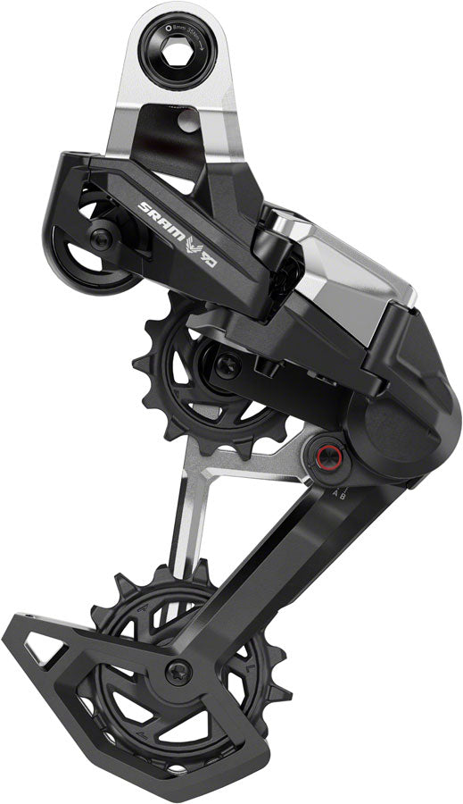SRAM Eagle 90 T-Type Rear Derailleur - 12-Speed Long Cage 52t Max Full Mount Aluminum Cage BLK/Silver