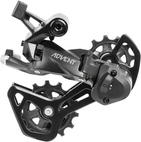 microSHIFT ADVENT RD-M6195M-B Rear Derailleur - 9 Speed Medium Cage BLK With Clutch