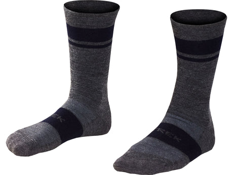 Sock Trek Race Merino Wool Padded Crew Small (35-38) Grey