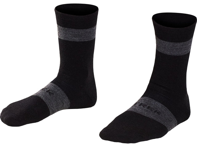 Sock Trek Race Merino Wool Crew Small (35-38) Black